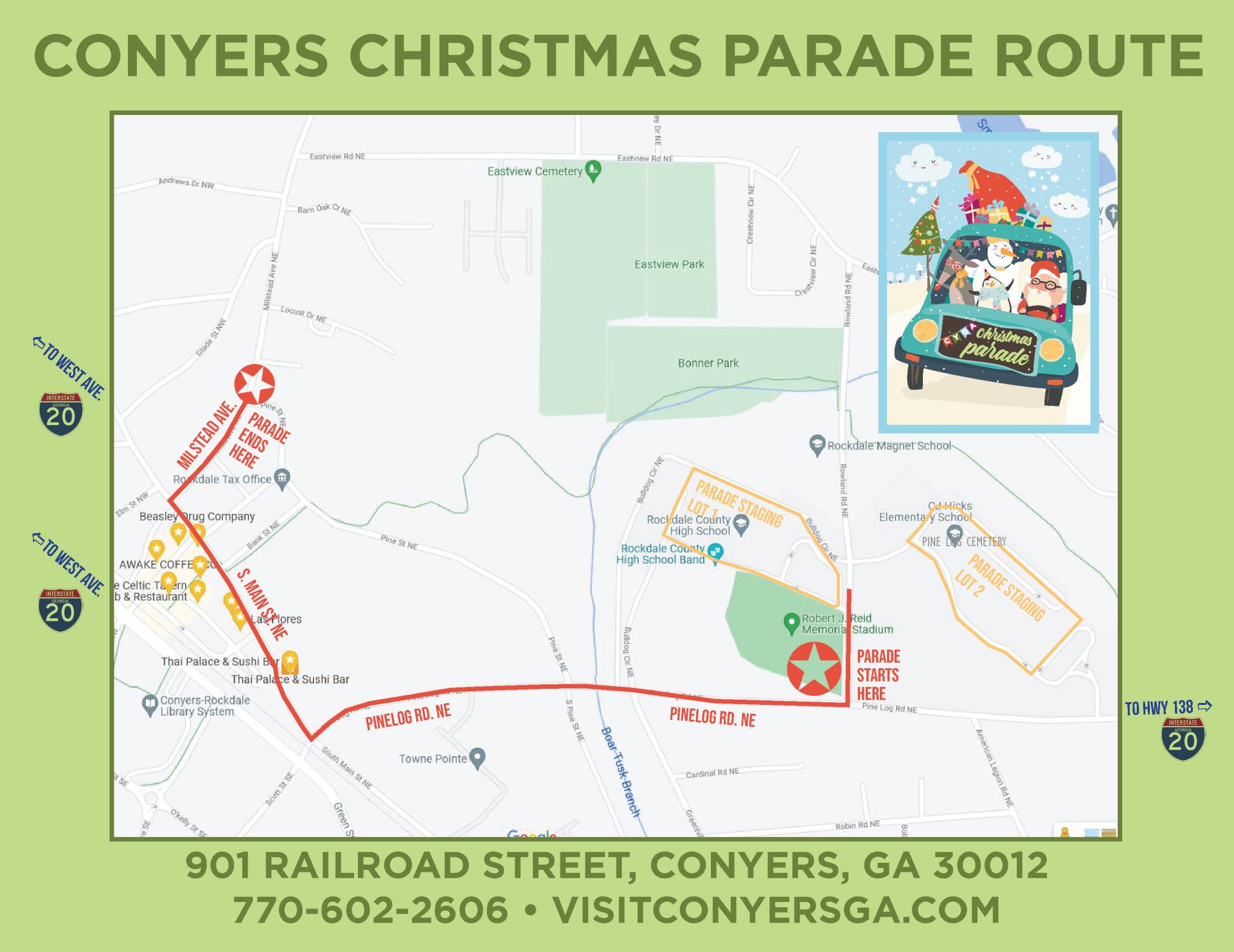 Xmas-parade map-2021-spectators