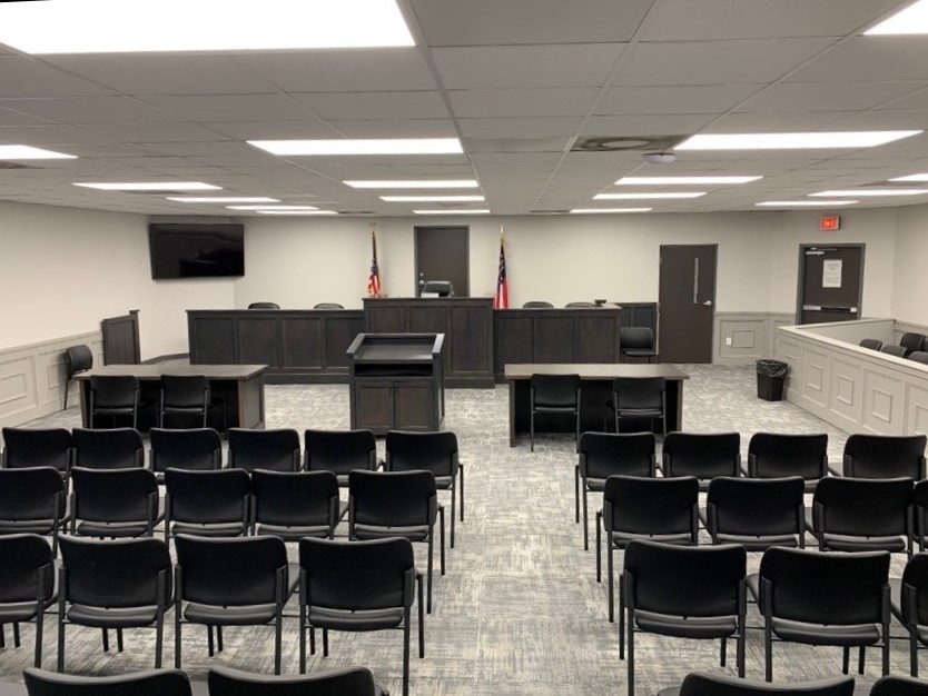 Renovated courtroom 2022