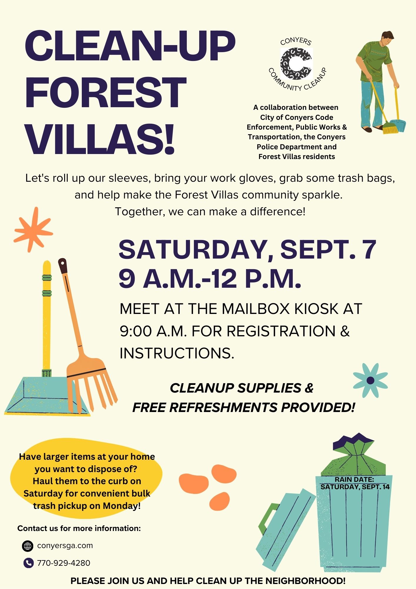 Forest Villas Cleanup 9.7.24